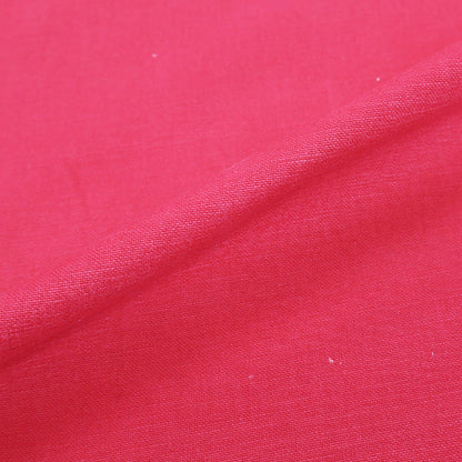 90CM REMNANT Home Furnishing Fabric Brushed Panama Weave - Raspberry Pink